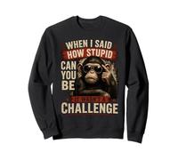Quand J'Ai Dit à Quel Point tu Peux être Stupide en Disant ironique Sweatshirt