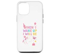 Quand Je me réveillerai, j'aurai 5 Ans, Une Fille de 5 Ans Coque pour iPhone 12/12 Pro