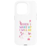 Quand Je me réveillerai, j'aurai 5 Ans, Une Fille de 5 Ans Coque pour iPhone 15 Pro