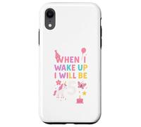Quand Je me réveillerai, j'aurai 5 Ans, Une Fille de 5 Ans Coque pour iPhone XR