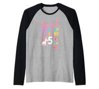 Quand Je me réveillerai, j'aurai 5 Ans, Une Fille de 5 Ans Manche Raglan