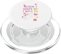 Quand Je me réveillerai, j'aurai 5 Ans, Une Fille de 5 Ans PopSockets PopGrip pour MagSafe