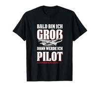 Quand Je Serai Grand Je Serai Pilote Avion Enfant Cadeau T-Shirt