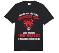 Quand Je Viens dans l'enfer, Le Diable quitte Son trône. Comfort Colors Adult Heavyweight T-Shirt