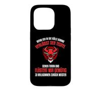 Quand Je Viens dans l'enfer, Le Diable quitte Son trône. Coque pour iPhone 15 Pro