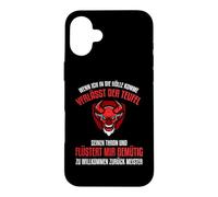Quand Je Viens dans l'enfer, Le Diable quitte Son trône. Coque pour iPhone 16 Plus