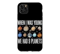 Quand j'étais Jeune, Nous Avions 9 planètes Astronomie du système Solaire Coque pour iPhone 11 Pro Max