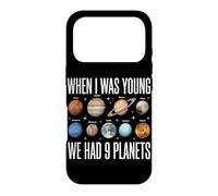 Quand j'étais Jeune, Nous Avions 9 planètes Astronomie du système Solaire Coque pour iPhone 17 Pro