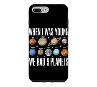Quand j'étais Jeune, Nous Avions 9 planètes Astronomie du système Solaire Coque pour iPhone 7 Plus/8 Plus