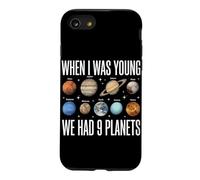 Quand j'étais Jeune, Nous Avions 9 planètes Astronomie du système Solaire Coque pour iPhone SE (2020) / 7/8