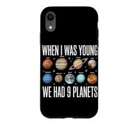 Quand j'étais Jeune, Nous Avions 9 planètes Astronomie du système Solaire Coque pour iPhone XR