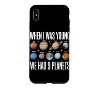 Quand j'étais Jeune, Nous Avions 9 planètes Astronomie du système Solaire Coque pour iPhone XS Max