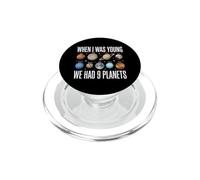 Quand j'étais Jeune, Nous Avions 9 planètes Astronomie du système Solaire PopSockets PopGrip pour MagSafe