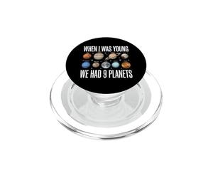Quand j'étais Jeune, Nous Avions 9 planètes Astronomie du système Solaire PopSockets PopGrip pour MagSafe