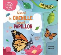 Quand la chenille devient un papillon Construis ta maquette ! - Laura Deo - Piccolia - cartonné - Document jeunesse