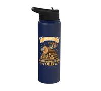 Quand La Forêt M'Appelle Je Dois Y Aller Forestier Stainless Steel Insulated Water Bottle