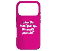 Quand la Main se lève, la Bouche se Ferme Meme Counselor Fan Coque pour iPhone 17 Pro