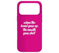 Quand la Main se lève, la Bouche se Ferme Meme Counselor Fan Coque pour iPhone 17 Pro Max