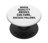 Quand la qualité stimule Le succès culturel | Cadeau en Milieu de Travail PopSockets PopGrip Adhésif