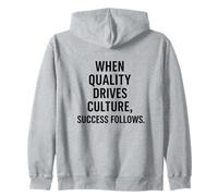 Quand la qualité stimule Le succès culturel | Cadeau en Milieu de Travail Sweat à Capuche