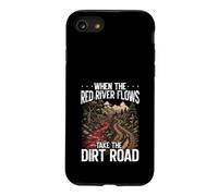 Quand la rivière Rouge coule, empruntez Un Chemin de Terre drôle Coque pour iPhone SE (2020) / 7/8