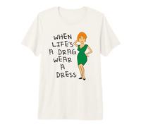 Quand la Vie est Un Frein, Portez Une Robe T-Shirt Haut de Gamme