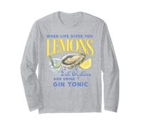 Quand la Vie Vous Donne des Citrons, Mangez des huîtres et Buvez du gin Tonic Manche Longue