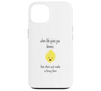 Quand la Vie Vous Donne des Citrons, souriez, Soyez Heureux, Attitude Positive Coque pour iPhone 13