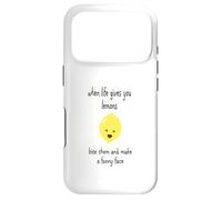 Quand la Vie Vous Donne des Citrons, souriez, Soyez Heureux, Attitude Positive Coque pour iPhone 17 Pro