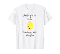 Quand la Vie Vous Donne des Citrons, souriez, Soyez Heureux, Attitude Positive T-Shirt
