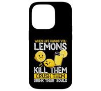 Quand la Vie Vous Donne des Citrons, tuez-Les, écrasez-Les Coque pour iPhone 14 Pro