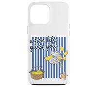 Quand la Vie Vous Donne des huîtres, souriez ! Coque pour iPhone 13 Pro Max