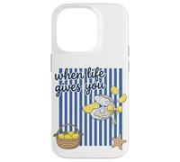 Quand la Vie Vous Donne des huîtres, souriez ! Coque pour iPhone 14 Pro