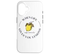 Quand la Vie Vous Donne du Citron, préparez du Limoncello Coque pour iPhone 16