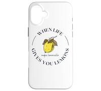 Quand la Vie Vous Donne du Citron, préparez du Limoncello Coque pour iPhone 16 Plus