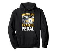 Quand la vie vous donne du trafic, vélo à pédales Sweat à Capuche