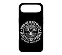 Quand Le Pouvoir de l'amour Bat l'amour du Pouvoir Peace Tree Coque pour iPhone Air