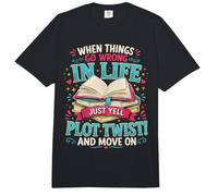 Quand Les Choses tournent Mal dans la Vie, il Suffit de Crier : Plot Twist Comfort Colors Adult Heavyweight T-Shirt