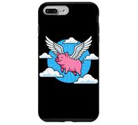 Quand Les cochons volent des Ailes surréalistes dans Les Nuages Coque pour iPhone 7 Plus/8 Plus