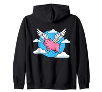 Quand Les cochons volent des Ailes surréalistes dans Les Nuages Sweat à Capuche