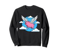 Quand Les cochons volent des Ailes surréalistes dans Les Nuages Sweatshirt