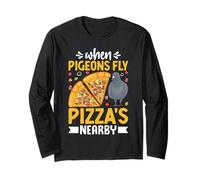 Quand les pigeons volent des pizzas à proximité Manche Longue