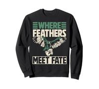 Quand Les Plumes rencontrent Le Destin, la fauconnerie Sweatshirt
