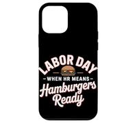 Quand les RH signifient la fête du travail prête aux hamburgers Coque pour iPhone 12 mini