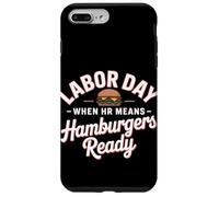 Quand les RH signifient la fête du travail prête aux hamburgers Coque pour iPhone 7 Plus/8 Plus