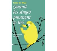 Quand les singes prennent le thé