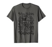 Quand Les sorcières Vont à Cheval, on voit des Chats Noirs, Moon Rires T-Shirt