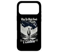 Quand Les Vents hurlent, j'écoute Weather Spotters Meteorology Coque pour iPhone 17 Pro Max