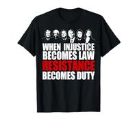 Quand L'INJUSTICE Devient À LA RÉSISTANCE À LA Loi SCOTUS RBG Meme T-Shirt