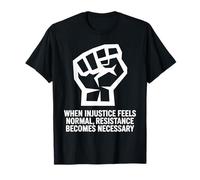 Quand l'injustice Devient activiste du Devoir de résistance à la Loi T-Shirt